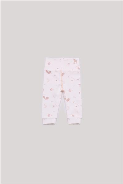 Layette Kız Bebek Desenli Eşofman Altı