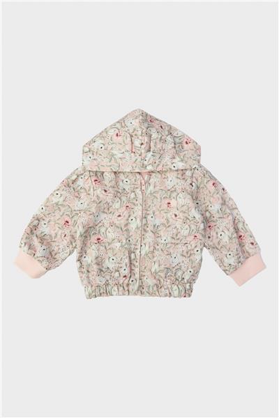 Layette Kız Bebek Desenli Eşofman Üstü