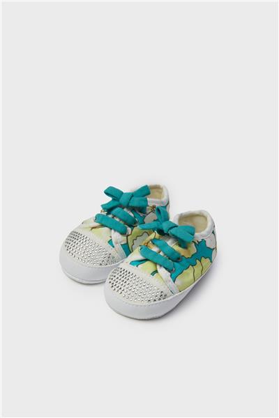 Layette Kız Bebek Desenli Patik