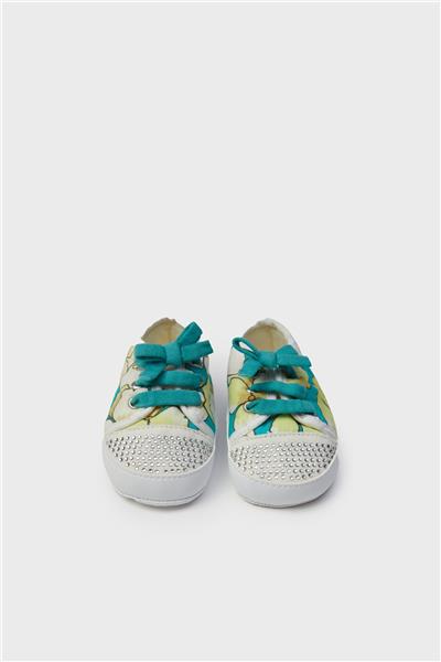 Layette Kız Bebek Desenli Patik