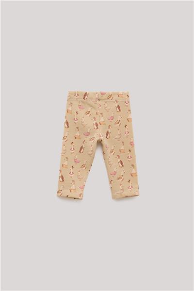 Layette Kız Bebek Desenli Tayt