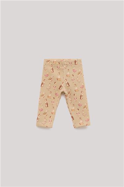 Layette Kız Bebek Desenli Tayt