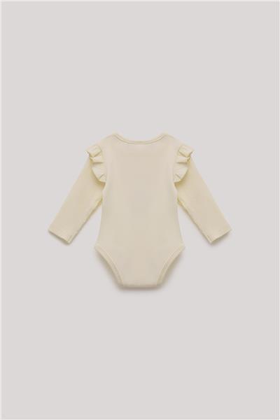 Layette Kız Bebek Ekru Body
