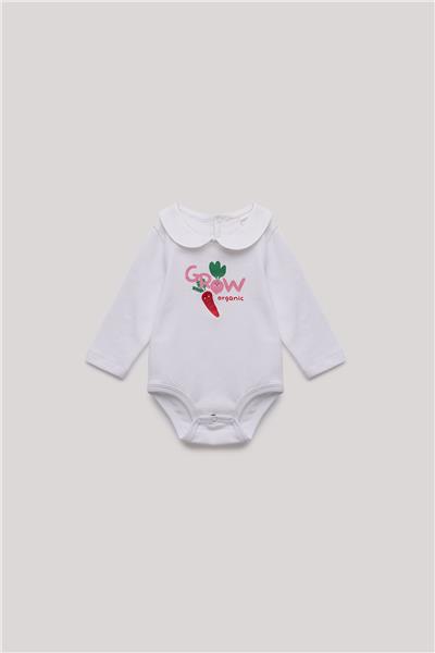 Layette Kız Bebek Ekru Body