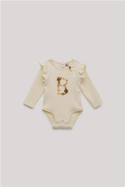 Layette Kız Bebek Ekru Body