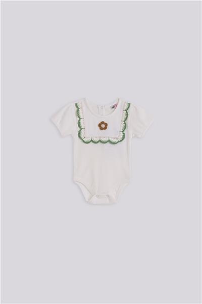 Layette Kız Bebek Ekru BodyLayette Kız Bebek Ekru Body