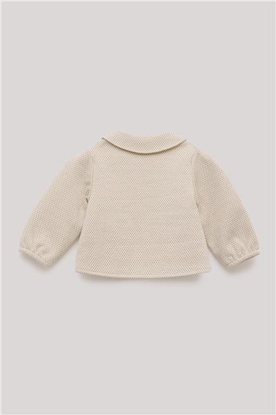 Layette Kız Bebek Ekru Eşofman Üstü
