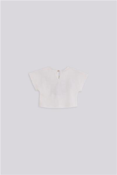 Layette Kız Bebek Ekru TshirtLayette Kız Bebek Ekru Tshirt
