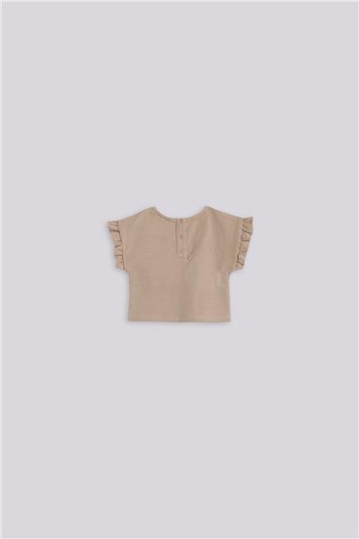 Layette Kız Bebek Kahverengi TshirtLayette Kız Bebek Kahverengi Tshirt