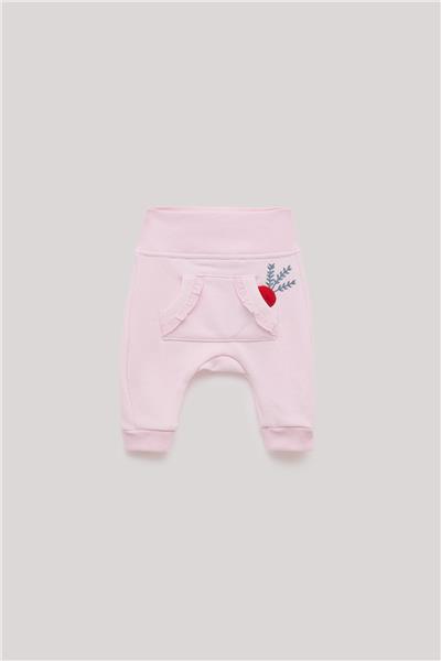 Layette Kız Bebek Pembe Eşofman Altı