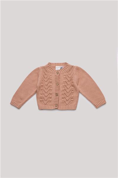 Layette Kız Bebek Pembe Hırka