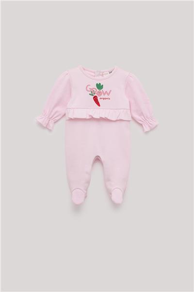 Layette Kız Bebek Pembe Tulum
