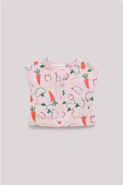 Layette Kız Bebek Pembe Yelek