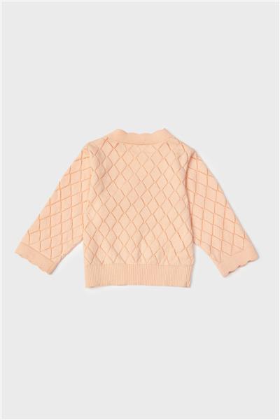 Layette Kız Bebek Somon Hırka