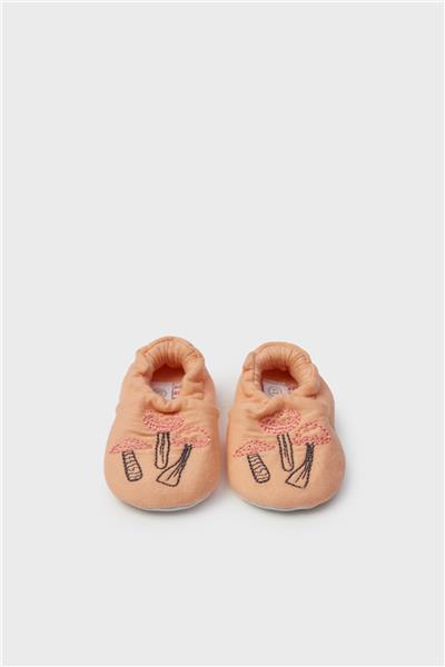 Layette Kız Bebek Somon Patik