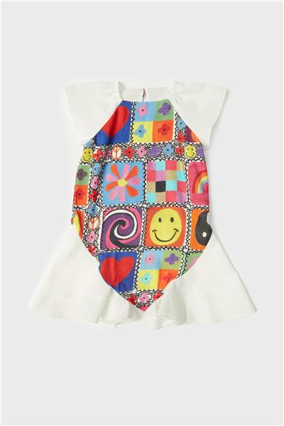 Lia Lea Kız Bebek Desenli Elbise