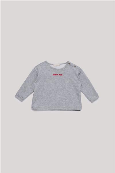 Nebbati Basic Erkek Bebek Gri Takım