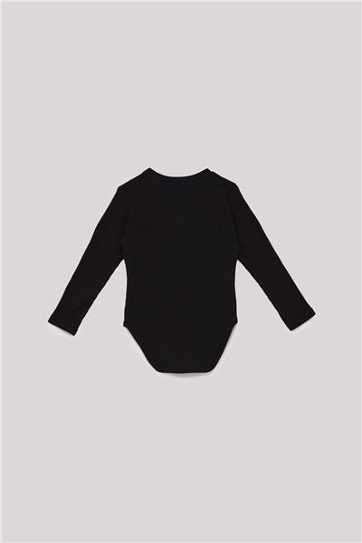 Nebbati Basic Erkek Bebek Siyah Body