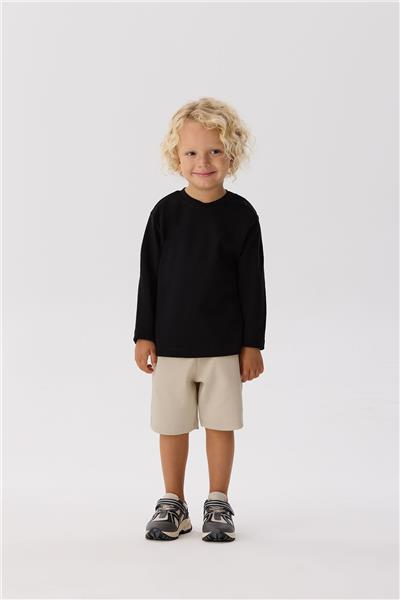 Nebbati Basic Erkek Bebek Siyah T-Shirt