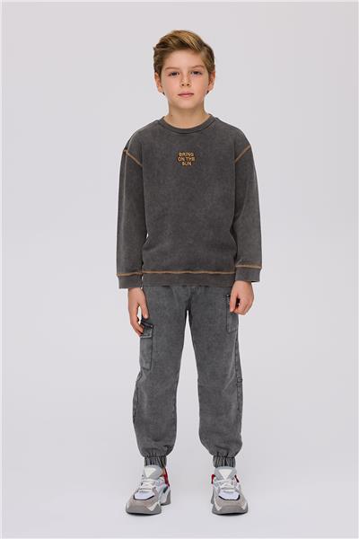 Nebbati Erkek Çocuk Antrasit SweatshirtNebbati Erkek Çocuk Antrasit Sweatshirt