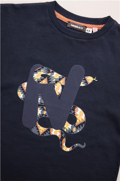 Nebbati Erkek Çocuk Antrasit T-Shirt