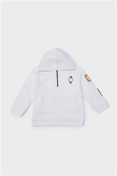 Nebbati Erkek Çocuk Beyaz Sweatshirt