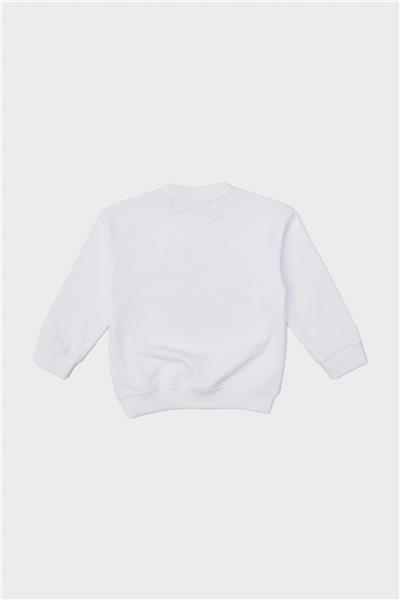 Nebbati Erkek Çocuk Beyaz Sweatshirt