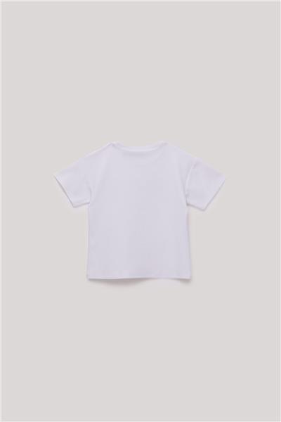 Nebbati Erkek Çocuk Beyaz T-Shirt