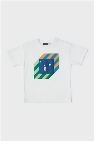 Nebbati Erkek Çocuk Beyaz T-Shirt