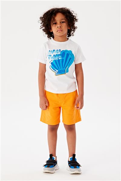 Nebbati Erkek Çocuk Beyaz T-Shirt