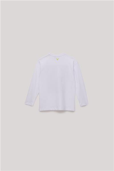 Nebbati Erkek Çocuk Beyaz T-Shirt