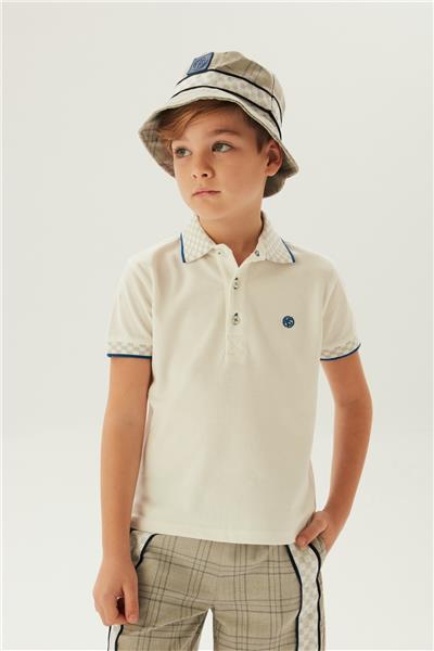 Nebbati Erkek Çocuk Beyaz T-Shirt