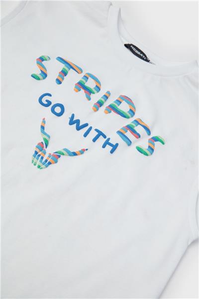 Nebbati Erkek Çocuk Beyaz T-Shirt