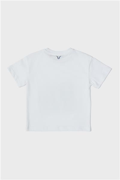 Nebbati Erkek Çocuk Beyaz T-Shirt
