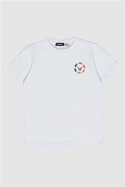 Nebbati Erkek Çocuk Beyaz T-Shirt