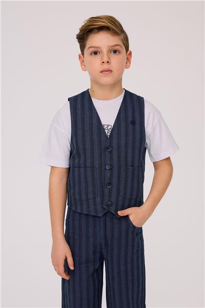 Nebbati Erkek Çocuk Çizgili YelekNebbati Erkek Çocuk Çizgili Yelek
