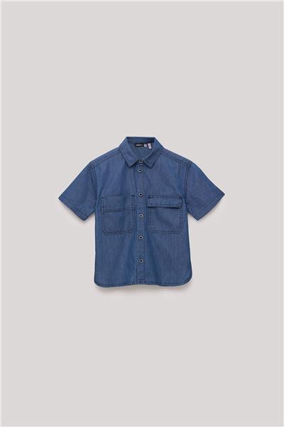 Nebbati Erkek Çocuk Denim Gömlek