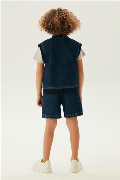 Nebbati Erkek Çocuk Denim Yelek