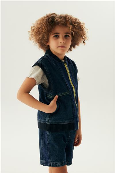 Nebbati Erkek Çocuk Denim Yelek