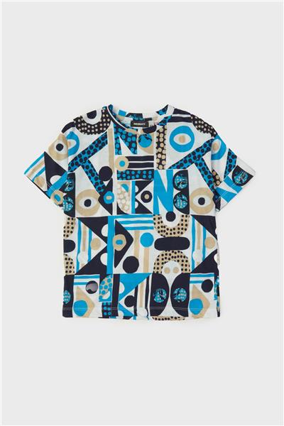 Nebbati Erkek Çocuk Desenli T-Shirt