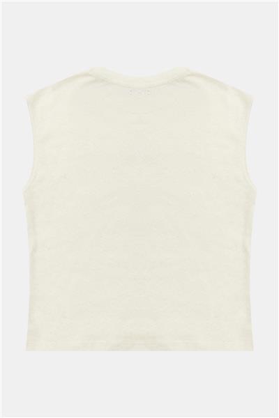 Nebbati Erkek Çocuk Ekru Tshirt