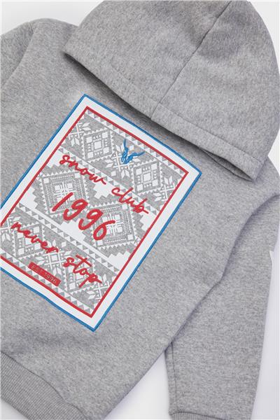 Nebbati Erkek Çocuk Gri Sweatshirt