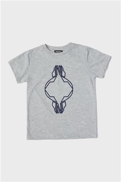 Nebbati Erkek Çocuk Gri T-Shirt