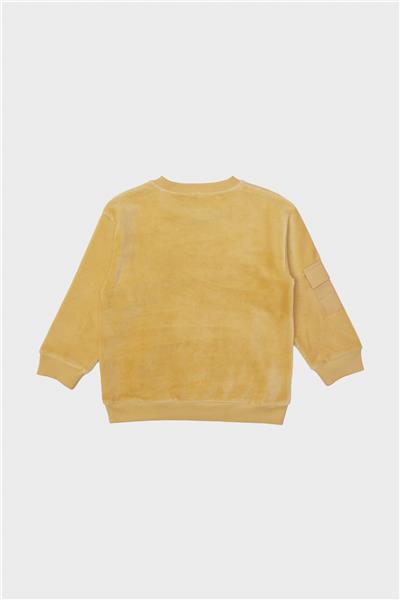 Nebbati Erkek Çocuk Hardal Sweatshirt