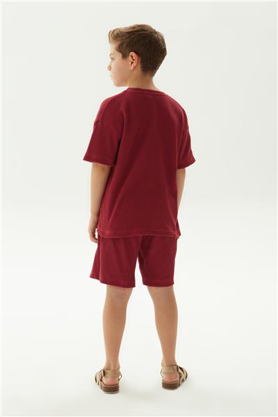 Nebbati Erkek Çocuk Kiremit T-Shirt