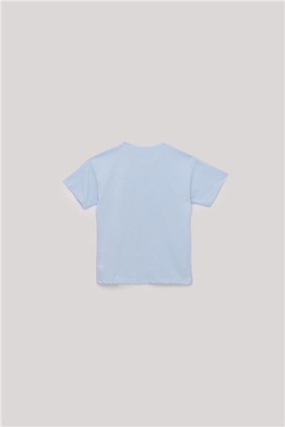 Nebbati Erkek Çocuk Mavi T-Shirt