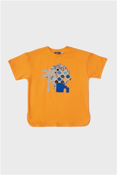 Nebbati Erkek Çocuk Oranj T-Shirt