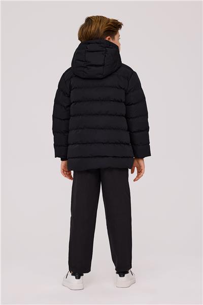 Nebbati Boy Black CoatNebbati Boy Black Coat