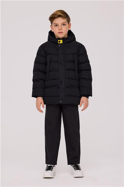 Nebbati Boy Black CoatNebbati Boy Black Coat
