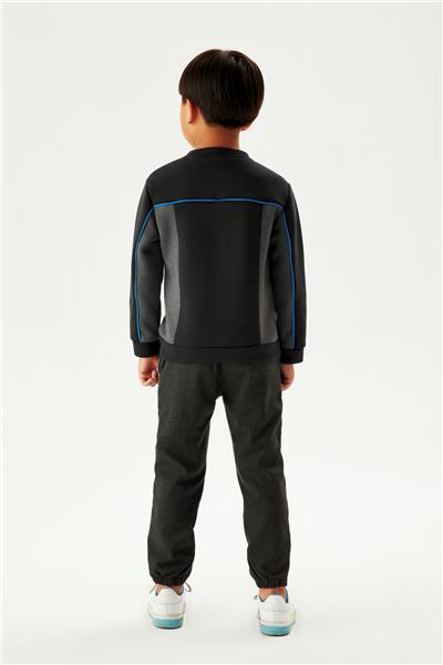 Nebbati Erkek Çocuk Siyah Sweatshirt